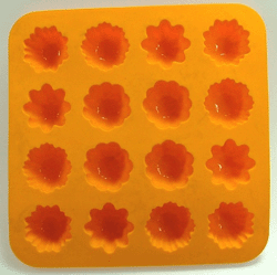 Eddingtons Chocolate/Ice Mould - Flower (Orange) (175 X 175