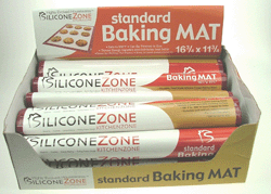 Silicone 12 Pce Standard Baking Mat Display