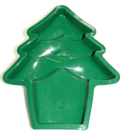 Silicone Christmas Tree Pan - Green (310 250 X50Mm