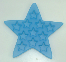 Silicone Ice Tray - Star (Blue) -