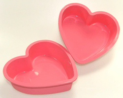Eddingtons Silicone Mini Heart Pan - Pink (140 X 135 X 35Mm)
