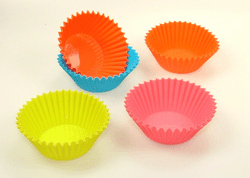 Silicone Set of 6 Muffin Cups