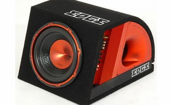 Edge Audio EDB10A 10`` inch Active Amplified Subwoofer Sub Bass Box Enclosure Includes Wiring Kit ***2011/2012 Version***