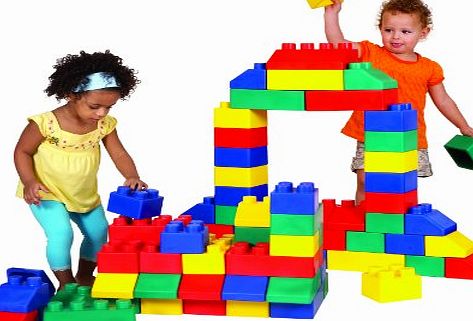 Edublocks Lightweight Flexible Building Blocks Construction Toy - 50 pcs