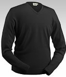 Glenbrae Golf Fine Merino Sweater Charcoal XL