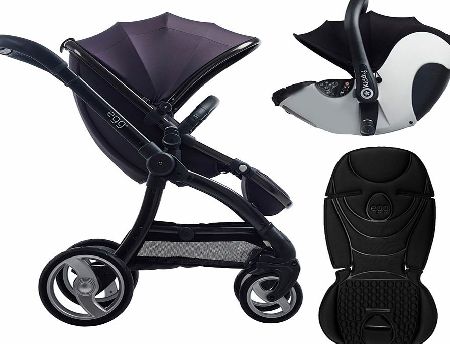 egg Travel System Gunmetal/Storm Grey With Jet