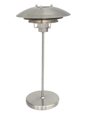 Eglo Lighting Elvas Modern Table Light In A Nickel-matt And Silver Finish