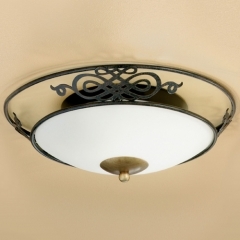 Eglo Lighting Mestre Traditional Round Ceiling Light Small