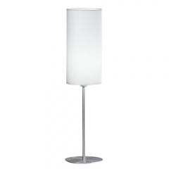 Tube Table Lamp with Fabric Shade