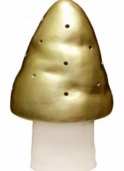 Mushroom lamp - small Gold `One size