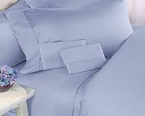 Egyptian Bedding 1000 Thread Count Egyptian Cotton 1000TC Duvet Cover Set, King , Blue Solid