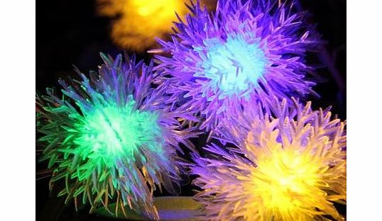 Innoo Tech 20 LED String Fairy Lights Solar Powered For Outdoor, Garden, Patio, Christmas party(Multi Colour Chuzzle Ball)