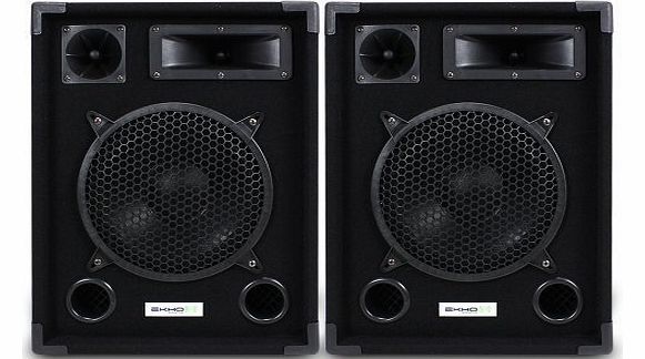 Ekho MAX10PAIR 10`` DJ PA Passive Speakers 800W