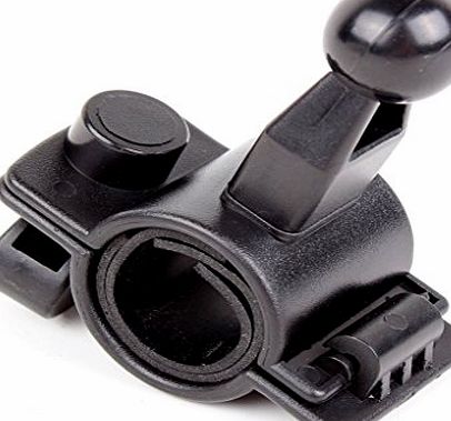EKIND Universal Replacement Cradle And Removable Bicycle and Motorcycle Mount 17mm Swivel Ball GPS Holder For GPS Garmin Nuvi (Black)