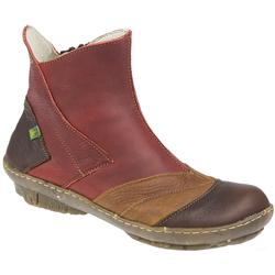 Female Ginkgo 421 Leather Upper Leather Lining Casual in Red Multi