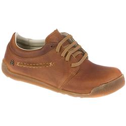 Male Moai Leather Upper Leather Lining in Tan