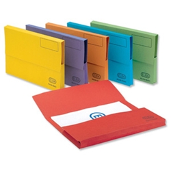 Bright Manilla Document Wallets Assorted