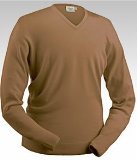 ElectraGolf Glenbrae Golf Fine Merino Sweater Camel XL