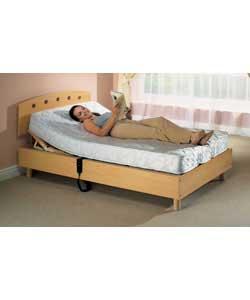 Adjustable Single Bed - Sprung Mattress