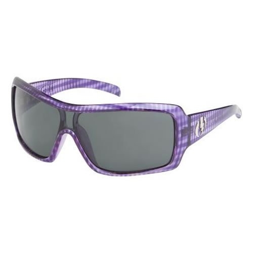 Mens Electric Bsg Ii Sunglasses Purple Chex/Grey Lens