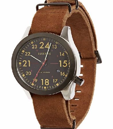 Electric Mens Electric Fw01 Nato Watch - Black / Brown