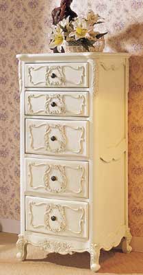 elegance PAINTED CHEST OF DRAWERS 2 OVER 3