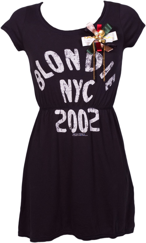 Ladies Blondie NYC Corsage T-Shirt Dress from