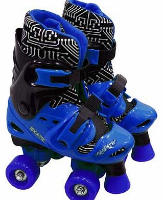 Elektra Quad Boot Skates - Blue