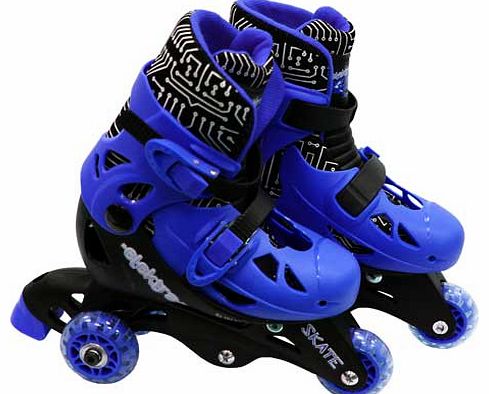 Tri to In Line Boot Skates - Blue