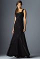 long beaded gown