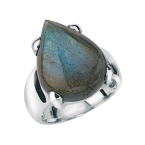 Elements Labadorite Ring In Sterling Silver By Elements