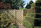 Elite Chevron Gate: (1x) 900mm(w) x 1.80m(h) - Pale Green