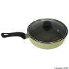 Yellow Frying Pan With Glass Lid 24cm