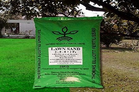 Elixir Lawn Sand Professional Grass/Paddock Top Dressing   Nitrogen Feed amp; Moss Control 25kg