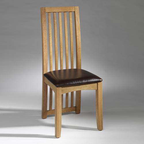 Ellen Ash Dining Furniture Ellen Oak Chairs Long Back x2