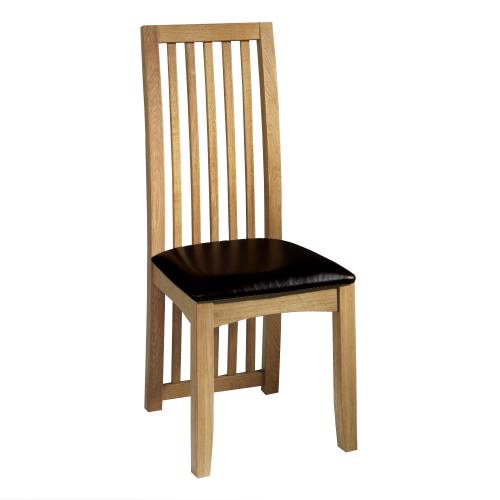 Ellen Oak Dining Furniture Ellen Oak Chairs Long Back x2