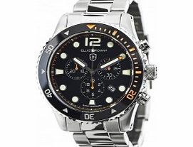 Elliot Brown Mens Black and Silver Bloxworth