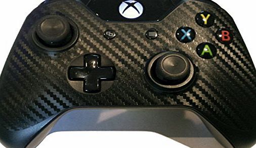 Ellis Graphix 2 x Xbox One 1 Controller Black Carbon Fibre Skin Wrap Cover Sticker Decal by Ellis Graphix