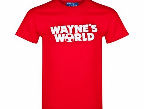 England Waynes World T-Shirt Red KWCT03