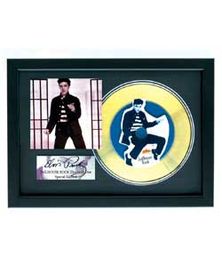 Elvis Presley Single Gold Disc