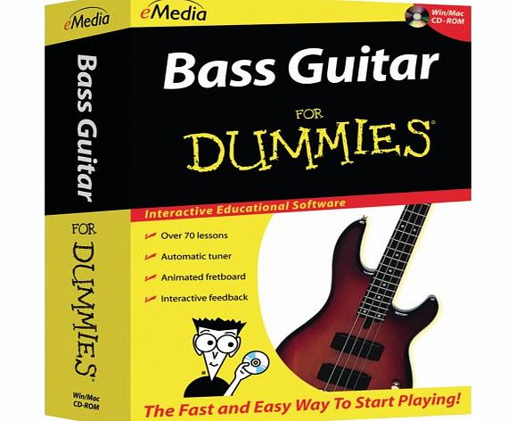 eMedia Bass Guitar For Dummies (PC amp; Mac)