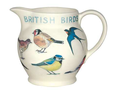 British Birds Half Pint Jug