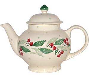 Cherries Four Cup Teapot