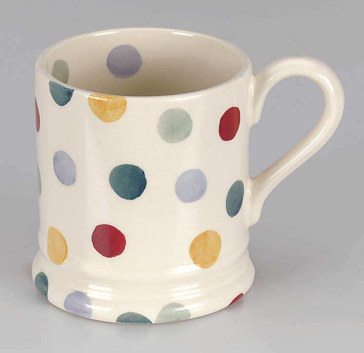 Polka Dots Half Pint Mug