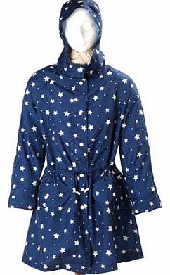 Womens Starry Skies Raincoat -