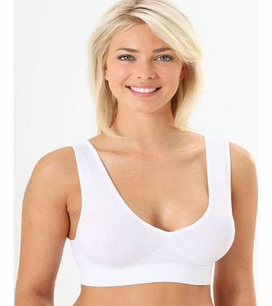 Emma Jane maternity/sleep bra style 342 size 34 B-F, white
