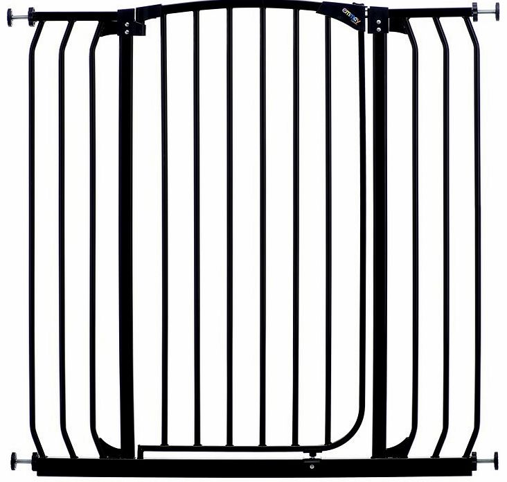 Emmay Care Tall & Wide Safety Gate-Black (Fits
