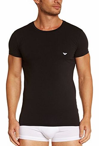 Emporio Armani Basic Crew Neck T-shirt - Black - Black - Medium
