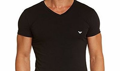 Emporio Armani Basic Crew Neck T-shirt - Black - Black - Small
