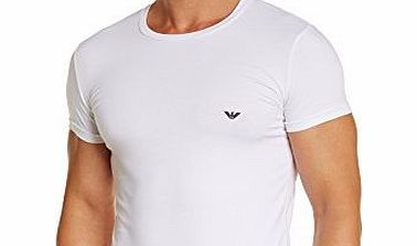 Emporio Armani Basic Crew Neck T-shirt - White - White - Medium